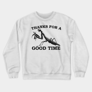 Praying Mantis Weird Crazy Eater Insect Crewneck Sweatshirt